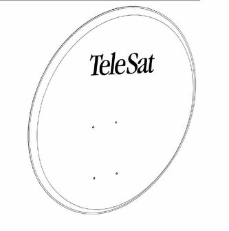 Teleco 07364 sparepart Schotel 85cm Magicsat/Flatsat/Voyage