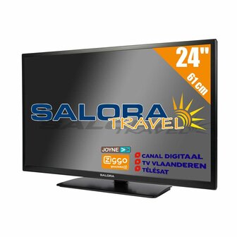 Salora 24&quot; LED TV 9109CTS2 CI DVB-S2/C/T2 12/230V