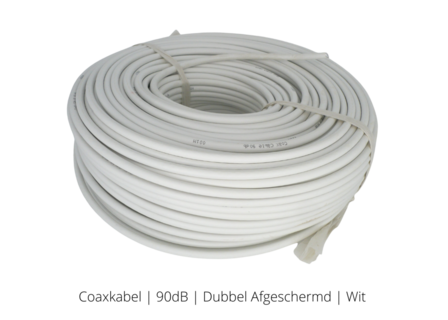 100m Coax kabel voor digitale tv in hoge kwaliteit.&nbsp;