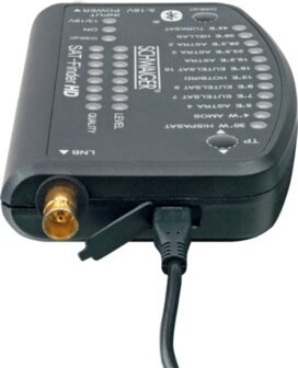 Schwaiger SF9003BT Digitale Sat Finder HD met Bluetooth&reg; en eigen App