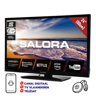 Salora 24&quot; LED TV 9109CTS2ANDROID DVB-S2/C/T2 12/230V 2022
