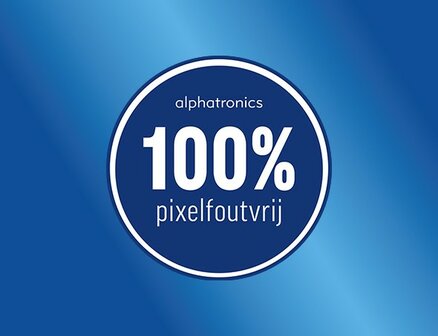 Panelen 100% vrij van pixelfouten
