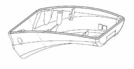 Teleco 10668 spare part Skew LNB behuizing