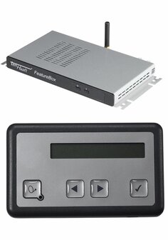 TenHaaft Oyster V 85 Vision satellietinstallatie, Twin, wit