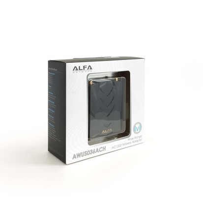 Alfa Network AWUS036ACH 802.11ac/abgn WLAN USB Dual Band Ant