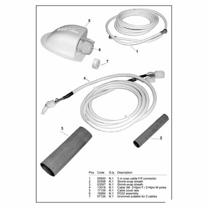 Teleco 16984 spare part complete PG32 T.65/85