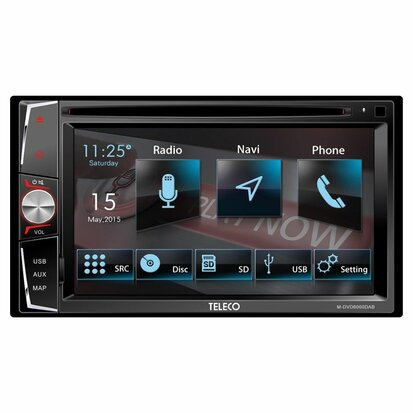 Teleco M-DVD6000 TRUCK DAB Fiat Ducato Navigatiesysteem