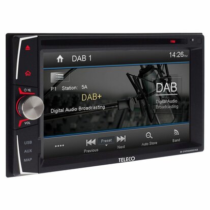 Teleco M-DVD6000 TRUCK DAB Fiat Ducato Navigatiesysteem