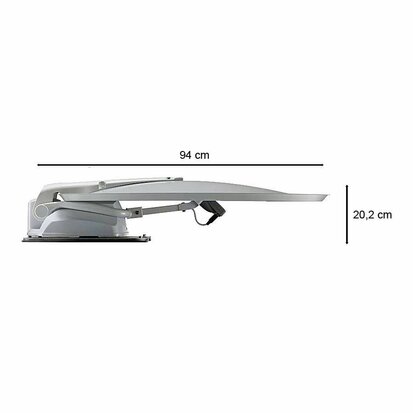 Teleco Telesat BT 85, Diseqc, Panel 16 SAT, Bluetooth met single lnb