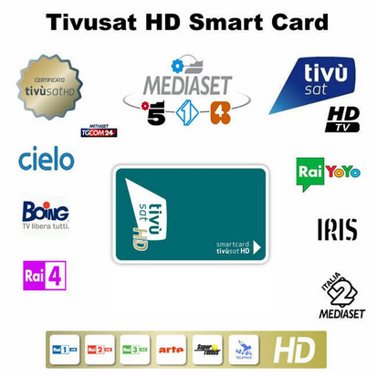 TS9018 HD + incl. tivusat-smartcard