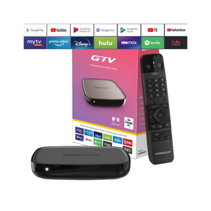 Formuler GTV IPTV mediaspeler 4K UHD AndroidTV + BT Remote