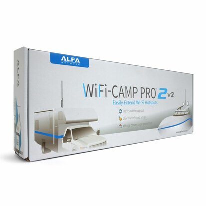 Alfa Network WiFi-Camp Pro2v2 Set Tube UNA Antenne + R36A