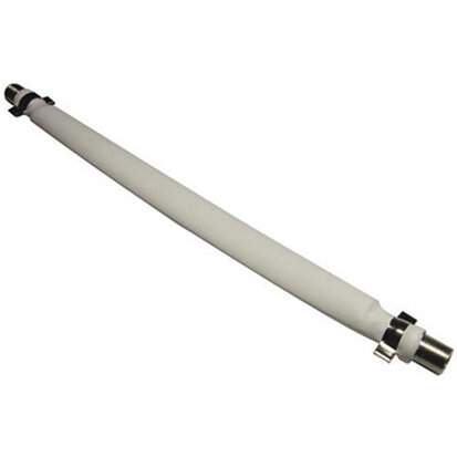 Venstercoax wit 16 cm plat