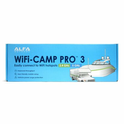 Alfa Network WiFi-Camp Pro 3 Dual-band 2.4 & 5 GHz , AC, QR