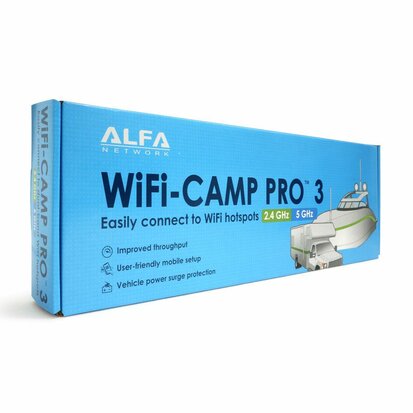 Alfa Network WiFi-Camp Pro 3 Dual-band 2.4 & 5 GHz , AC, QR