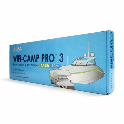 Alfa Network WiFi-Camp Pro 3 Dual-band 2.4 & 5 GHz , AC, QR