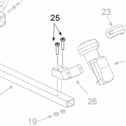 Teleco 09014 spare part Schroef M5x30 CL.65/85