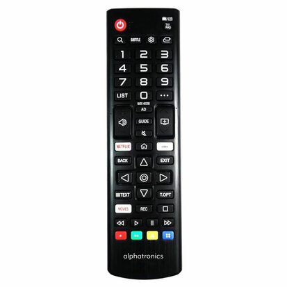 alphatronics standaard webOS-afstandsbediening