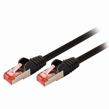 CAT6 S/FTP-Netwerkkabel | RJ45 Male - RJ45 Male | 0,15 m | Zwart