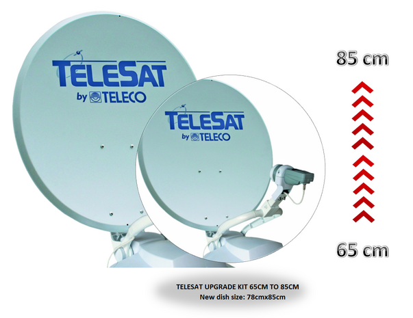 Teleco Upgrade Set TELESAT 65cm naar 85cm