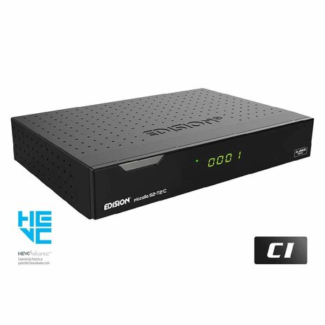 Edision Piccollo Satreceiver BNL Combo S2+T2/C SC/CI USB PVR, M7