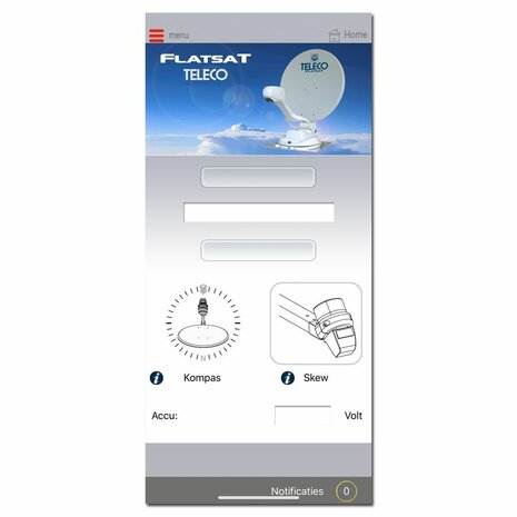Teleco Flatsat Easy BT 90 SMART TWIN LNB, P16 SAT, Bluetooth