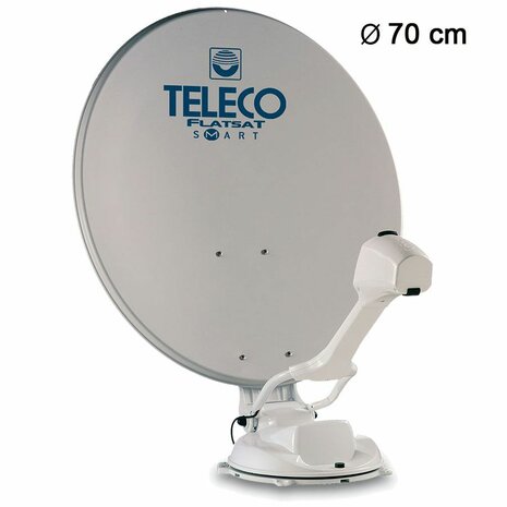 Teleco Flatsat SKEW Easy BT 70 SMART TWIN LNB, P16 SAT, Bluetooth