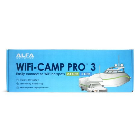 Alfa Network WiFi-Camp Pro 3 Dual-band 2.4 & 5 GHz , AC, QR