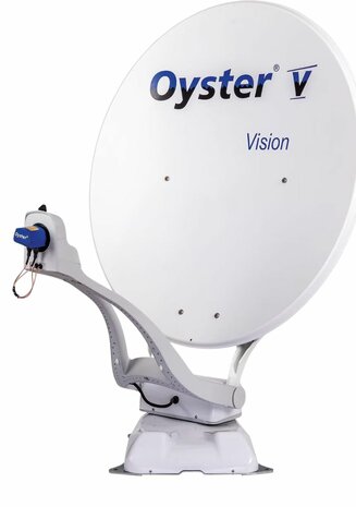 TenHaaft Oyster V 85 Vision satellietinstallatie, Twin, wit