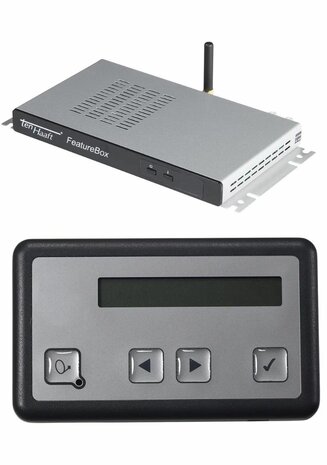 TenHaaft Oyster V 85 Vision satellietinstallatie, Twin, wit