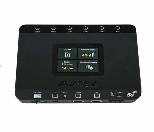 Avtex AMR104X complete kit 4G router R104X + ant. LG55AN GRIJS
