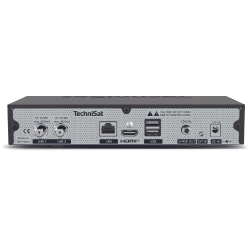 Technisat DIGIPLUS UHD S2 4K UHD Twin Tuner, USB PVR Ready - TV Vlaanderen compatibel via CI+