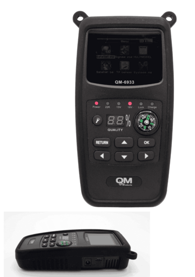 QM 6933 HD satellietmeter met Satelliet Herkenning