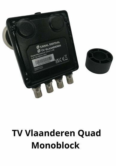 Canal Digitaal / TV VLAANDEREN Duo LNB Quad