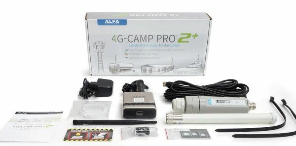ALFA WiFi Camp-Pro2 v2 EU 2020 WLAN range extender kit, 802.11b/g/n, 300MBit