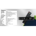 Vizyon / Imaq 830 IPTV 4K HEVC Multimedia Sat Receiver Set-Top-Box mit 150Mbi