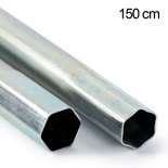 Mast 1.5 mtr. Ø 42mm, staal (extension buis) B022