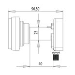 Inverto IDLB-SINM25-DOPO4 Monoblock Single LNB 4gr.(H13+E9)
