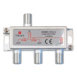 Triax SCS 3 splitter 3-voudig, SAT 2.4GHz, DC pass