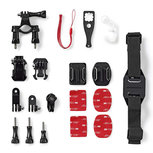 Bevestigingsset Actiecamera | 3 Mounts Inbegrepen | Reisetui Bevestigingsset Actiecamera | 3 Mounts Inbegrepen | Reisetui