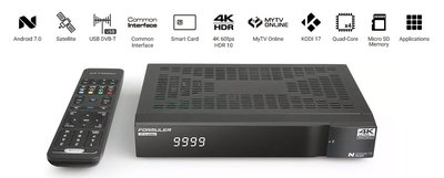 Formuler S Turbo 4K UHD DVB-S2 + IPTV OTT Mediareceiver,SCCI