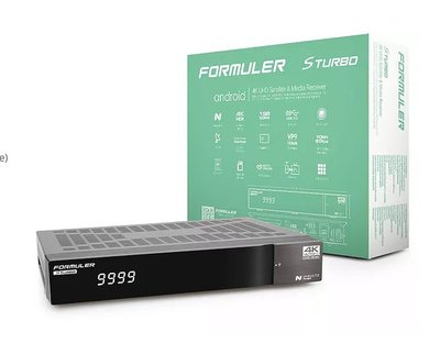Formuler S Turbo 4K UHD DVB-S2 + IPTV OTT Mediareceiver,SCCI