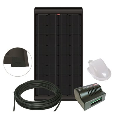 NDS KBP110WP Zonnepaneel Black 110W SET + Suncontrol MPPT